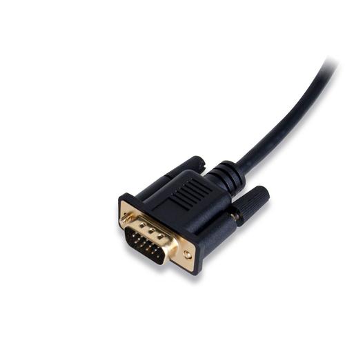 HDMI to VGA active converter cable adapter M/M with Micro USB power