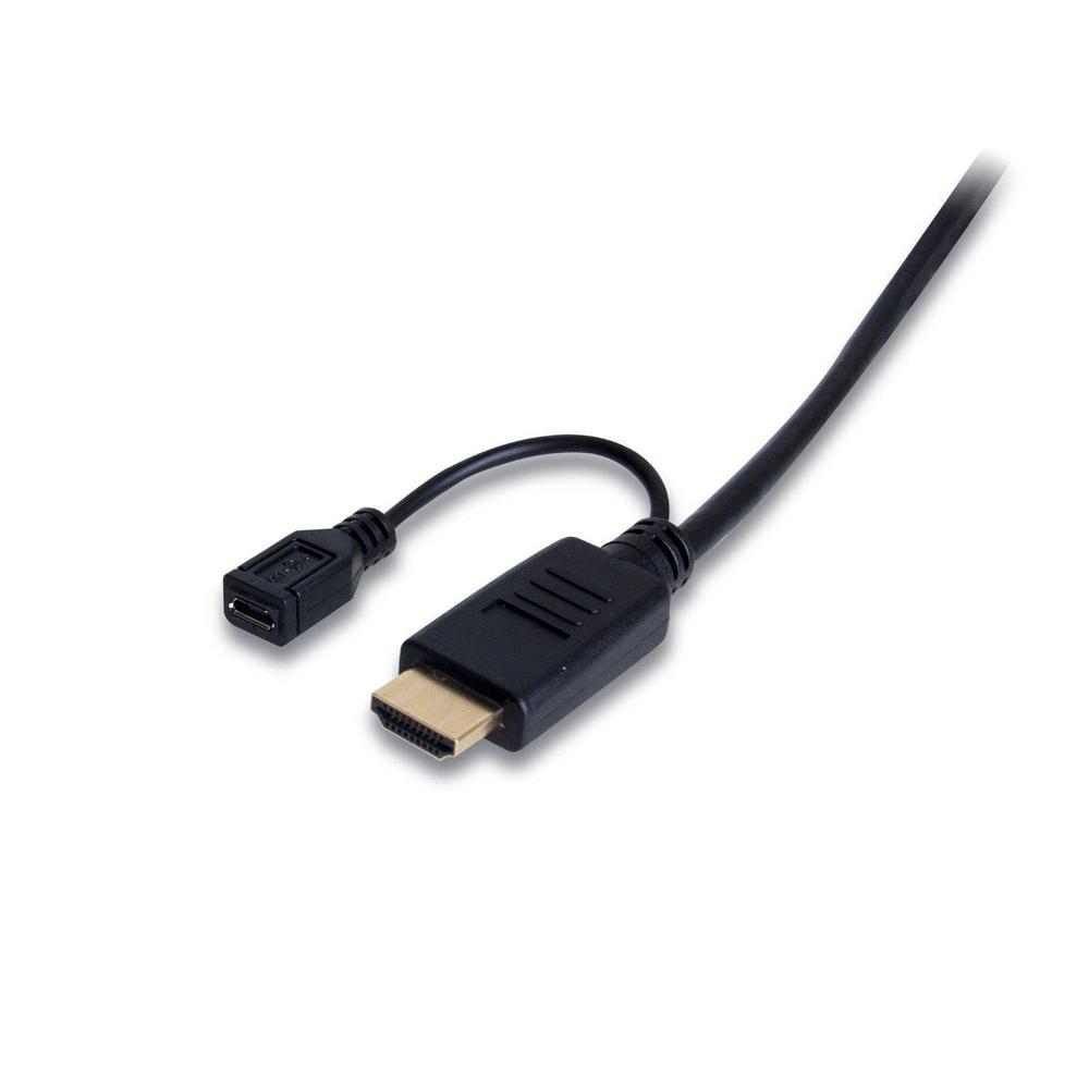 HDMI to VGA active converter cable adapter M/M with Micro USB power