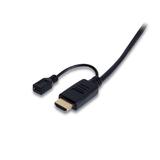 PrimeCables Cab HDMI VGA 6ft HDMI Cables with Ethernet 1 4 HDMI to VGA active converter cable adapter M M with external power