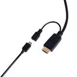 PrimeCables Cab HDMI VGA 6ft HDMI Cables with Ethernet 1 4 HDMI to VGA active converter cable adapter M M with external power