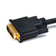 28AWG High Speed HDMI to Adapter DVI Cable w Ferrite Cores Black cab 2661 2