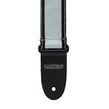 Monoprice Cab 611300 Pro Audio Instruments Monoprice 2 inch Guitar Strap in Nylon with Leather Ends gray black