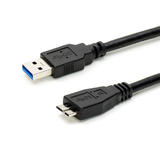 PrimeCables Cab U3 Micro9p 1 5FTb USB 3 0 Premium USB 3 0 to Micro USB Charge Sync Cables 1 5ft Black PrimeCables