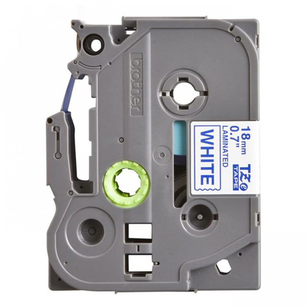 Brother TZe243 Original Label Tape, 18mm (0.7''), Blue on White