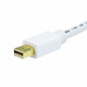32AWG Mini DisplayPort Thunderbolt to VGA Cable White cab 6002 3