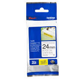 Brother Label Printer TZe S251 OEM Label Printer Tapes Brother TZe S251 Original Label Tape 24mm 0 94 Black on White Strong A