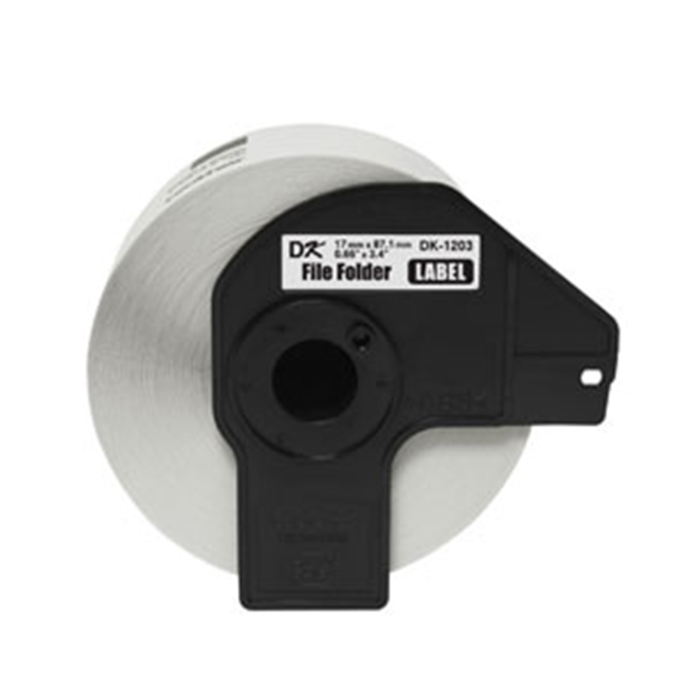 Brother DK1203 Original File Folder Label (300 Labels), White