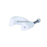 Monoprice Cab 5834 Cable Organizers Monoprice Circle cable clips with steel nail 10mm 100pcs Pack