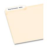 Avery 099 06505 Labels Avery Removable filing labels 3 7 16 x 2 3