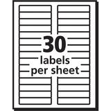 Avery 099 06505 Labels Avery Removable filing labels 3 7 16 x 2 3