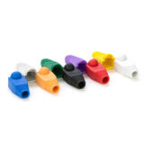 PrimeCables Cab 7275 RJ 45 Strain Relief Boots CAT5E CAT6 RJ45 RJ 45 Ethernet Network Cable Strain Relief Boots 50 PCS Bag Wh