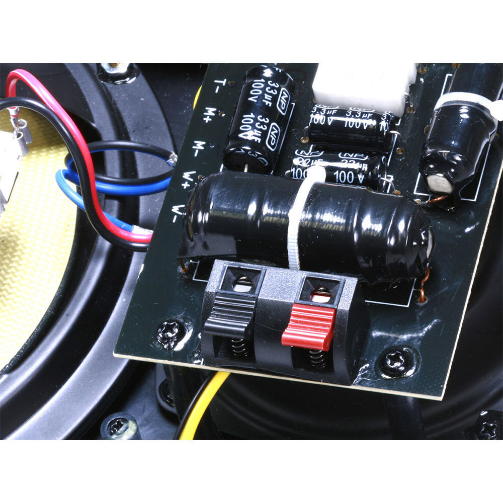 Caliber 8in Fiber InWall Speakers 3Way (pair) Monoprice®