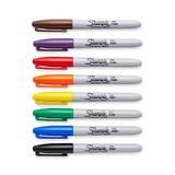 Sharpie 840 30078 Markers Sharpie Fine Point Permanent Markers Assorted Colours 8 Pack