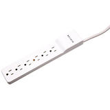 Belkin PB BE106000 08R Home Decoration Belkin BE106000 08R 6 Outlet Home Office Surge Protector with 8ft cord 720 Joules
