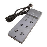 Belkin BE108000 08 CM Surge Protector Power Strip BELKIN BE108000 08 8 Outlet Commercial Surge Protector 8 Cord 2500J NEMA 5 