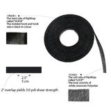 VL RW50 30BK Cable Organizers Velcro RipWrap 30ft 1 2 inch Black