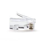 PrimeCables Cab 7267 Cat6 6a RJ 45 Jacks Cat6 Plug Stranded W Insert 50U 100pcs Bag PrimeCables