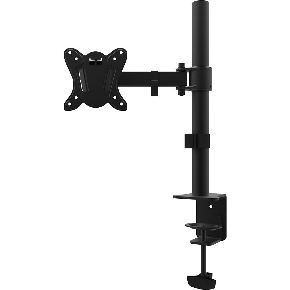 Primecables Single Monitor Desk Mount Adjule Articulating Stand For 1 Lcd Screen Up To 27
