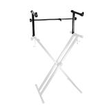 GZA 00523 Electronic Accessories Portable and Adjustable Metal Second Tier for Keyboard Stand
