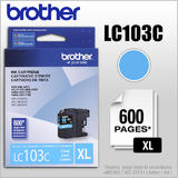 Brother LC103CS OEM DCP J152W Brother LC103CS Original Cyan Ink Cartridge High Yield