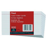 Hilroy 740 63350 Tabs Index Cards Hilroy Mead Index Cards Ruled 3 x 5 Inch 100 Pkg