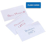 Hilroy 740 63350 Tabs Index Cards Hilroy Mead Index Cards Ruled 3 x 5 Inch 100 Pkg