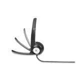 Logitech 981 000014 Headsets Logitech USB Headset H390 Noise Cancelling Microphone for Computer