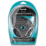 Maxell headset 190319 Headsets Maxell 190319 HP 100 Lightweight Stereo Headphones Black