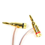 PrimeCables Cab 2791 9437 Speaker Wires 100ft Speaker Wire 14AWG Enhanced Loud Oxygen Free Copper Cable 5 PAIRS Banana Plugs 
