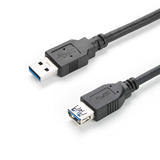 PrimeCables AT U3 AMAF 10BK USB 3 0 High Quality 3 0 A Male to A Female Extension Cable Black 10ft PrimeCables