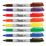 Sharpie 840 30078 Markers Sharpie 30078 Fine Point Permanent Markers Assorted Colours 8 Pack