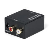 PrimeCables Cab 6884 Toslink Adapters Digital Coax Optical Toslink to R L Stereo Audio Converter PrimeCables