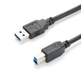 PrimeCables AT U3 AMBM 6BK USB 3 0 USB 3 0 A Male to B Male Cable Black 6ft PrimeCables