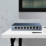 TP Link TL SG108 Network Routers Switcher TP LINK TL SG108 Unmanaged 8 Port 10 100 1000Mbps Desktop Switch Metal Case Power S