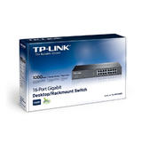 TP Link TL SG1016D Network Routers Switcher TP LINK TL SG1016D 16 Port Gigabit Unmanaged Desktop Rackmount Switch Power Savin