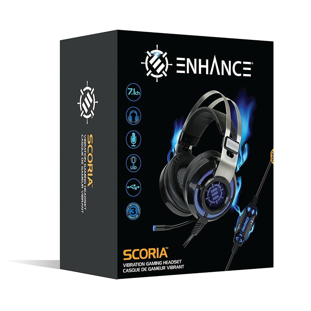 Accessory Power® Enhance Scoria Virtual 7.1 Vibration Gaming Headset