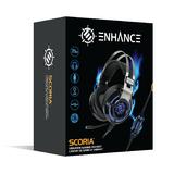 Accessory Power ENSCH7L100BKEW Headsets Accessory Power Enhance Scoria Virtual 7 1 Vibration Gaming Headset