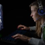 Accessory Power ENSCH7L100BKEW Headsets Accessory Power Enhance Scoria Virtual 7 1 Vibration Gaming Headset