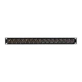 No Brand PP XLR 8F8M Patch Panels 8 Port XLR Female 8 Port XLR Male Patch Panel 19 Inch Rackmount 1U