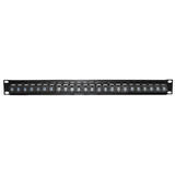 PP 24C6A JK Patch Panels 24 Port Cat6A Patch Panel 19 Rackmount 1U 110 Punch Down