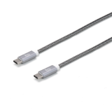 PrimeCables Cab U2CC SG USB 2 0 PrimeCables USB C to TYPE C Charging Sync Cable with Aluminum Alloy Connector Space Grey