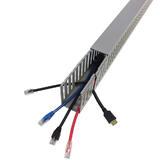 WD 2030 GY Cable Organizers 6ft Plastic Wiring Duct with Cover 2x3 Grey