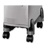 DAC 437 02157 Computer Stands DAC Scissors Style Mobile CPU Stand Black