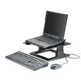 3M 995 LX500 Computer Stands 3M LX500 Adjustable Notebook Riser Black 13 x 13 x 4
