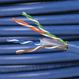 PrimeCables Cab Cat6 250 CMR Blue Cat6 6a Network Ethernet Cable 250FT 23AWG 4P Bare Copper Cat6 550MHz UTP Solid Bulk Cable 