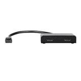 Monoprice Canada cab 21972 Display Port Adapters 2 Port DisplayPort 1 2 to DisplayPort Multi Stream Transport MST Hub Monopri