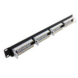 PP 24C5E 110 Patch Panels 24 Port CAT5e Patch Panel 19 Rackmount 1U 110 Punch Down