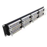 PP 48C5E 110 Patch Panels 48 Port CAT5e Patch Panel 19 Rackmount 2U 110 Punch Down