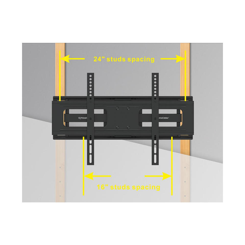Full Motion Articulating TV Wall Mount + Universal Sound Bar Speaker