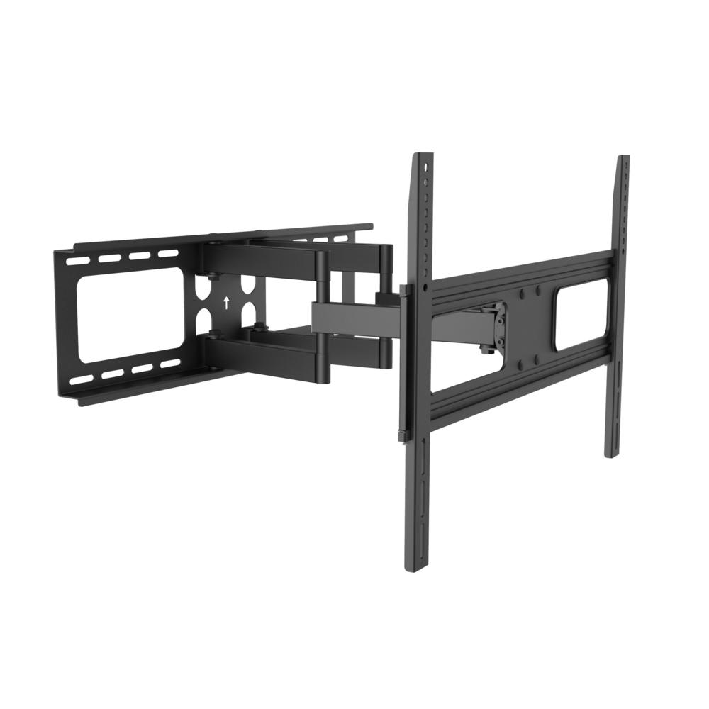 Full Motion Articulating TV Wall Mount + Universal Sound Bar Speaker